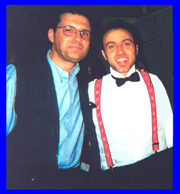 Ivo with Fabrizio Frizzi