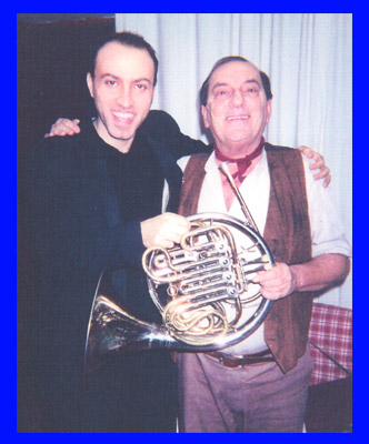 Ivo Monte with actor Gian