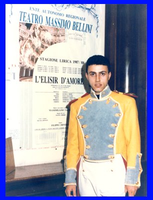 At V. Bellini Theatre in Catania, 1988